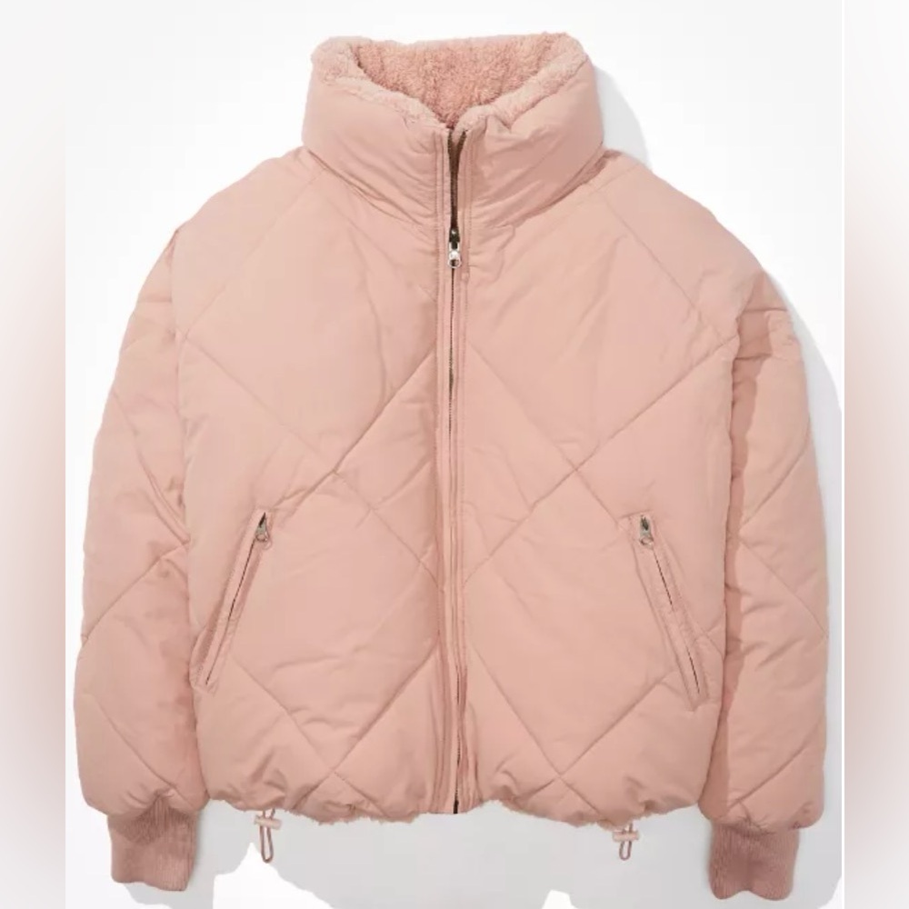 AE Reversible Quilted Puffer Jacket
